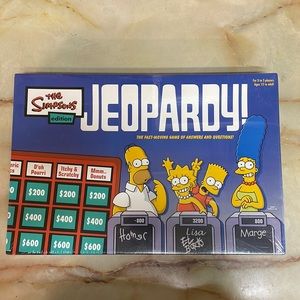 Pressman toys Simpsons edition Jeopardy Board game